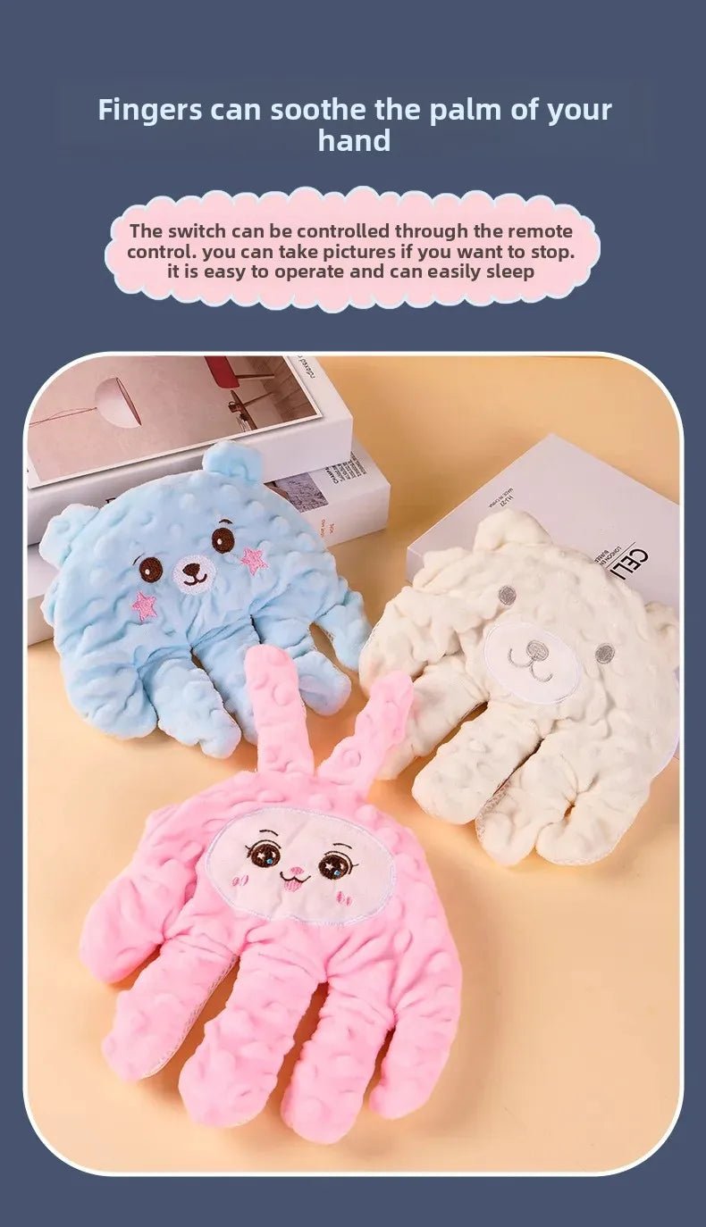 0 - 3Y Electric Baby Soothing Palm Hand Automatic Patting Sleep Companion Beater Sleeping Aid Pillow soother Toys for Calming Baby - RELUX.STORE0 - 3Y Electric Baby Soothing Palm Hand Automatic Patting Sleep Companion Beater Sleeping Aid Pillow soother Toys for Calming Baby
