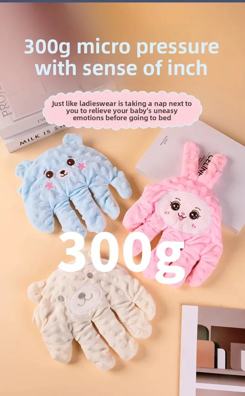 0 - 3Y Electric Baby Soothing Palm Hand Automatic Patting Sleep Companion Beater Sleeping Aid Pillow soother Toys for Calming Baby - RELUX.STORE0 - 3Y Electric Baby Soothing Palm Hand Automatic Patting Sleep Companion Beater Sleeping Aid Pillow soother Toys for Calming Baby