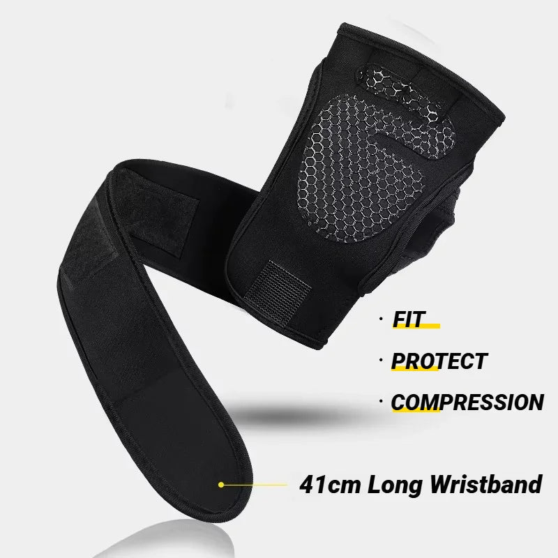"1 Pair Training Sport Gloves – Workout & Weightlifting Hand, Wrist & Palm Protector for Men & Women Gym Fitness by Relux.Store" - RELUX.STORE