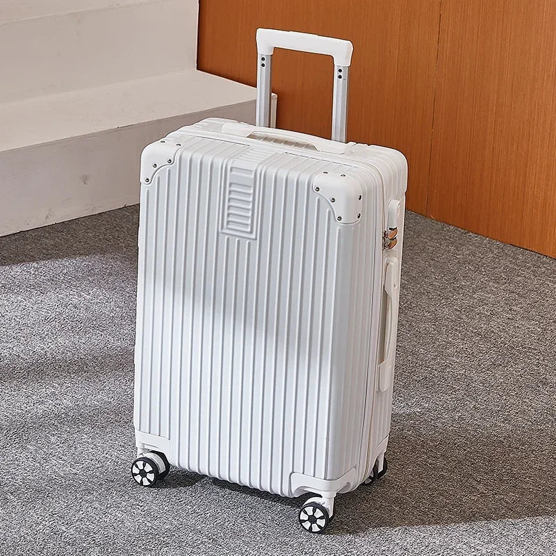 100% Aluminum Magnesium Alloy Travel Luggage Trolley Luggage 20 22 24 26 28 Inch Trolley Luggage Carry - On Luggage With Cup Holde - RELUX.STORE100% Aluminum Magnesium Alloy Travel Luggage Trolley Luggage 20 22 24 26 28 Inch Trolley Luggage Carry - On Luggage With Cup Holde