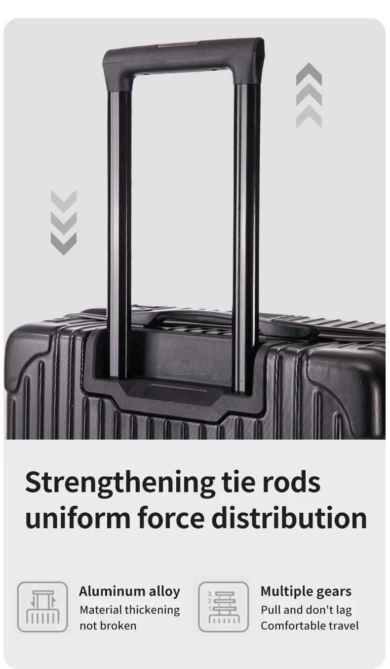 100% Aluminum Magnesium Alloy Travel Luggage Trolley Luggage 20 22 24 26 28 Inch Trolley Luggage Carry - On Luggage With Cup Holde - RELUX.STORE100% Aluminum Magnesium Alloy Travel Luggage Trolley Luggage 20 22 24 26 28 Inch Trolley Luggage Carry - On Luggage With Cup Holde