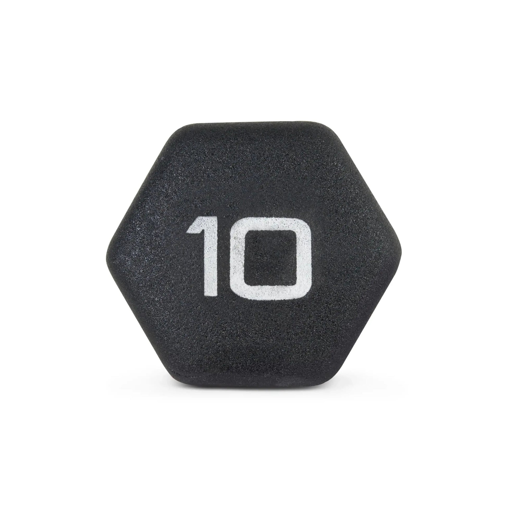 "10lb Pair Neoprene Dumbbells – Non - Slip, Quiet Hand Weights for Home Gym Workouts | Black Coated Fitness Equipment by Relux.Store" - RELUX.STORE