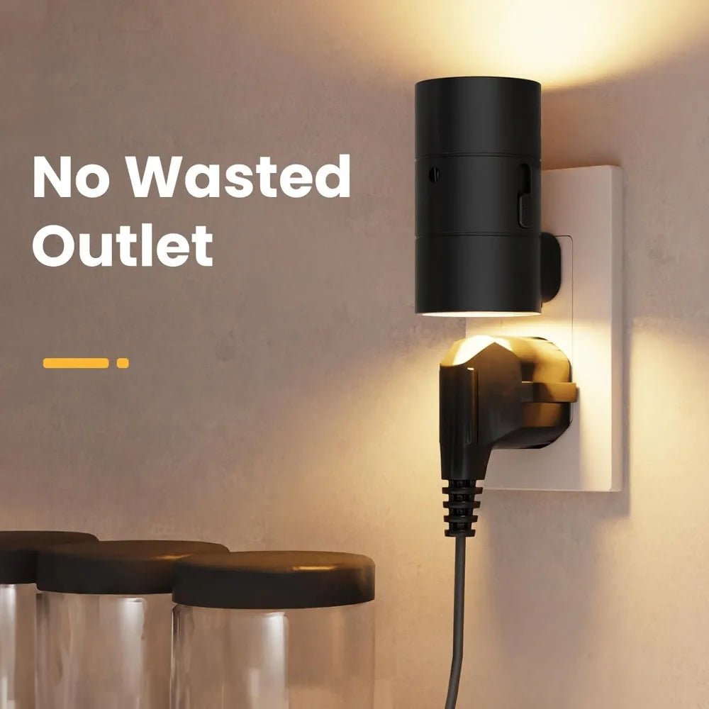 "1/2/4 Pack Dimmable LED Night Lights – Plug - In Wall Nightlight with Light Sensor, Adjustable Brightness for Bedroom, Hallway & Kids’ Rooms" - RELUX.STORE