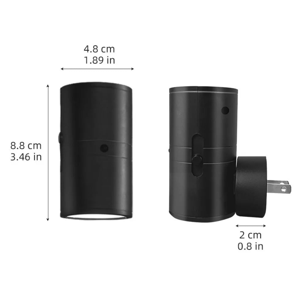 "1/2/4 Pack Dimmable LED Night Lights – Plug - In Wall Nightlight with Light Sensor, Adjustable Brightness for Bedroom, Hallway & Kids’ Rooms" - RELUX.STORE