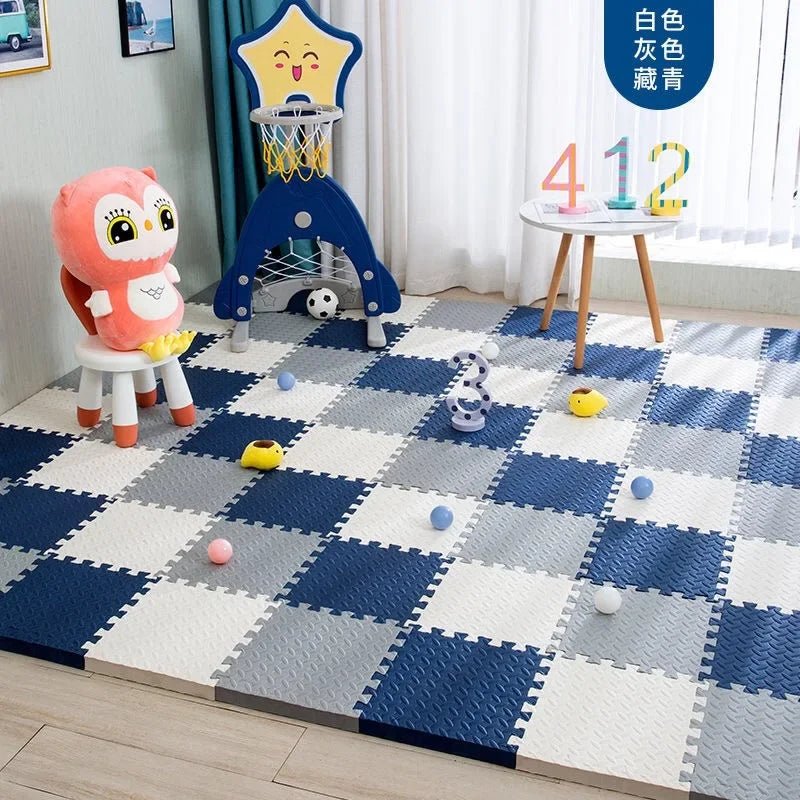 12pcs Foam Baby Play Mat Puzzle Mat Kids Interlocking Exercise Tiles Rugs Floor Tiles Toy Carpet Soft Carpet 30*30*1cm - RELUX.STORE12pcs Foam Baby Play Mat Puzzle Mat Kids Interlocking Exercise Tiles Rugs Floor Tiles Toy Carpet Soft Carpet 30*30*1cm