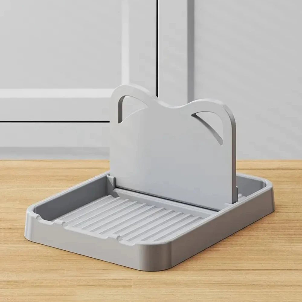 1/2pcs Multifunctional Pan Pot Lid Holder Stand Pan Pot Cover Rack Spoon Rest Pot Lid Spatula Spoon Storage Shelf Kitchen Tools - RELUX.STORE