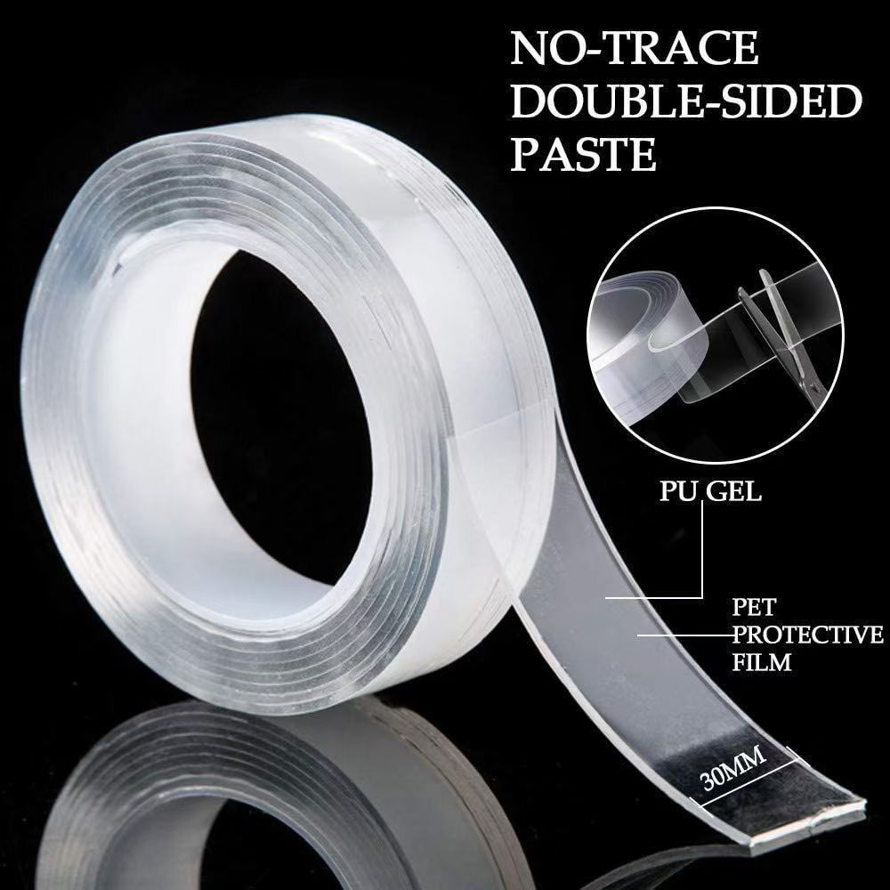 1/3/5m Nano Tape Double - Sided Adhesive Tape Traceless Waterproof Tape For Bathroom Kitchen Sink Tap Gel Sticker - RELUX.STORE