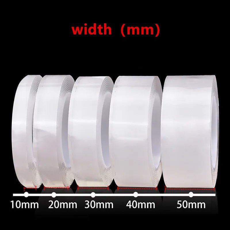 1/3/5m Nano Tape Double - Sided Adhesive Tape Traceless Waterproof Tape For Bathroom Kitchen Sink Tap Gel Sticker - RELUX.STORE
