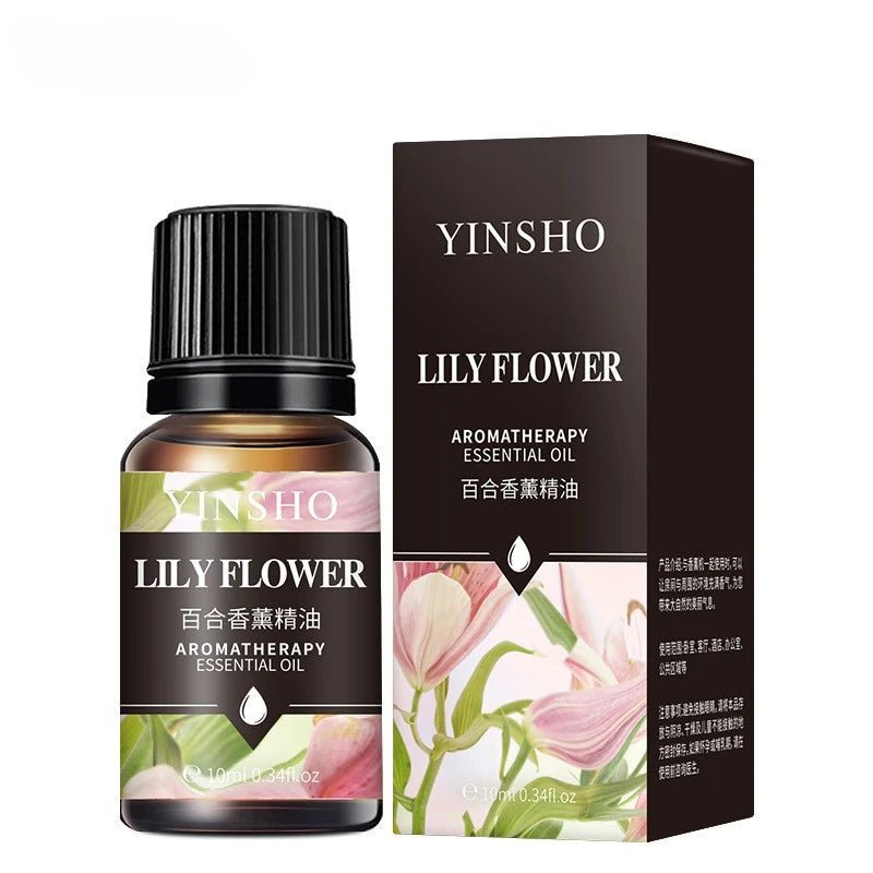 17 Flavors 10ml Essential Oils For Aroma Diffuser AirHumidifier Home Water - soluble Lavender Rose Eucalyptus White Peach Oolong - RELUX.STORE