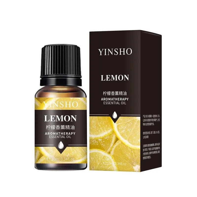 17 Flavors 10ml Essential Oils For Aroma Diffuser AirHumidifier Home Water - soluble Lavender Rose Eucalyptus White Peach Oolong - RELUX.STORE