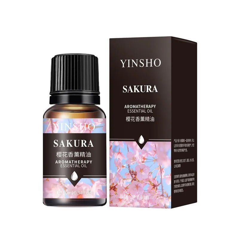 17 Flavors 10ml Essential Oils For Aroma Diffuser AirHumidifier Home Water - soluble Lavender Rose Eucalyptus White Peach Oolong - RELUX.STORE