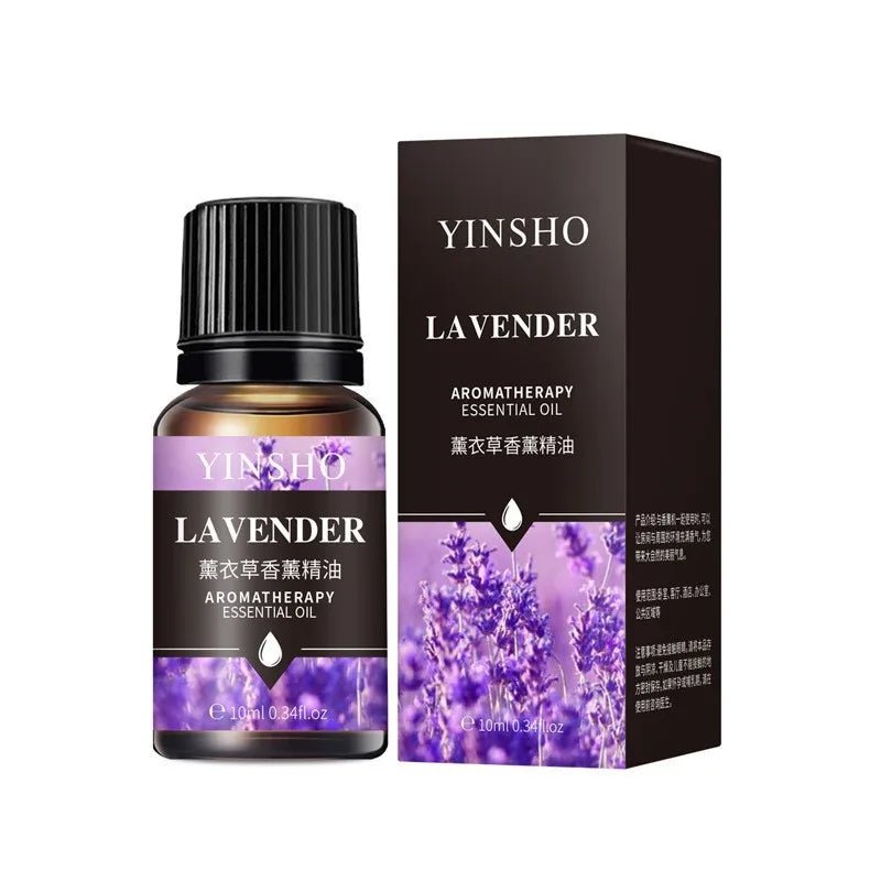 17 Flavors 10ml Essential Oils For Aroma Diffuser AirHumidifier Home Water - soluble Lavender Rose Eucalyptus White Peach Oolong - RELUX.STORE