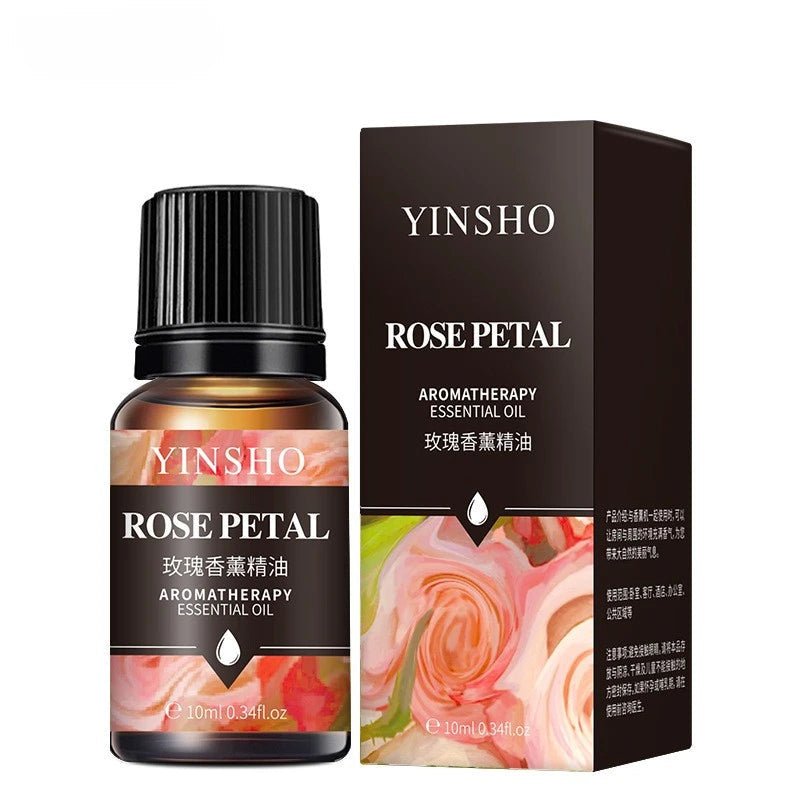 17 Flavors 10ml Essential Oils For Aroma Diffuser AirHumidifier Home Water - soluble Lavender Rose Eucalyptus White Peach Oolong - RELUX.STORE