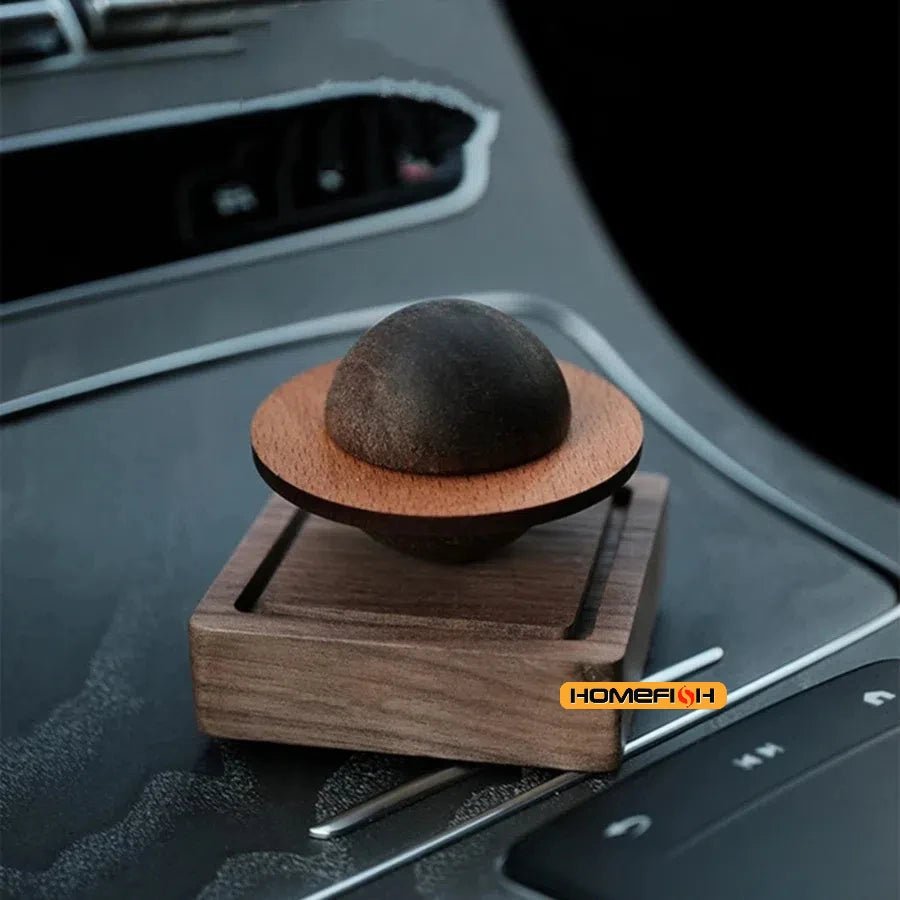 1pc Wooden Scent Diffuser - Jupiter Shape, No Essential Oil Needed, Home Decor & Fresh Air, Dorm Room Essential - RELUX.STORE