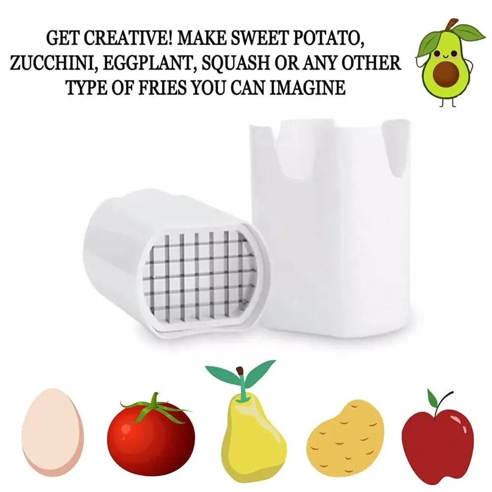 1PCS French Fry Cutter Natural Cut Rapid Slicer Vegetable Potato Tool Food Veggie Dicer Veg Chopper - RELUX.STORE