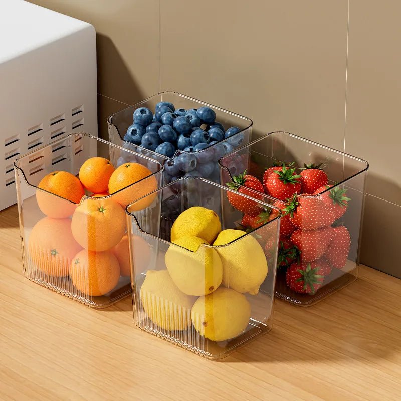 1PCS Refrigerator Side Door Storage Box Food Vegetable Fruit Eggs Fresh Organizer Household Kitchen Fridge Containers Boxes - RELUX.STORE