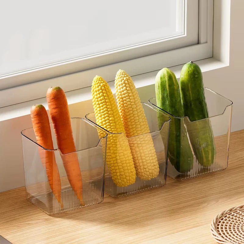 1PCS Refrigerator Side Door Storage Box Food Vegetable Fruit Eggs Fresh Organizer Household Kitchen Fridge Containers Boxes - RELUX.STORE