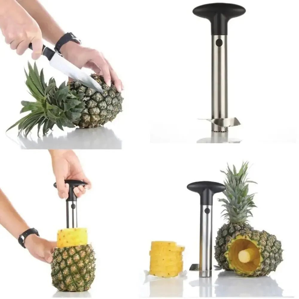 1PCS Spot Stainless Steel Pineapple Peeler Pineapple Corer Slicer Fruit Cutter Easy Slicer Peeler Kitchen Gadget Delivery Fast - RELUX.STORE