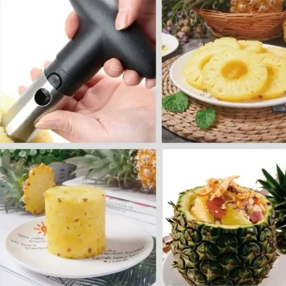 1PCS Spot Stainless Steel Pineapple Peeler Pineapple Corer Slicer Fruit Cutter Easy Slicer Peeler Kitchen Gadget Delivery Fast - RELUX.STORE