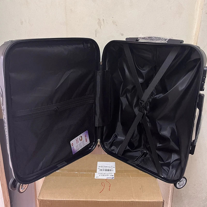 20 inc Black Skull Cabin Rolling Luggage Carry On Size Spinner Hardside Trolley Suitcase On Wheels - RELUX.STORE20 inc Black Skull Cabin Rolling Luggage Carry On Size Spinner Hardside Trolley Suitcase On Wheels