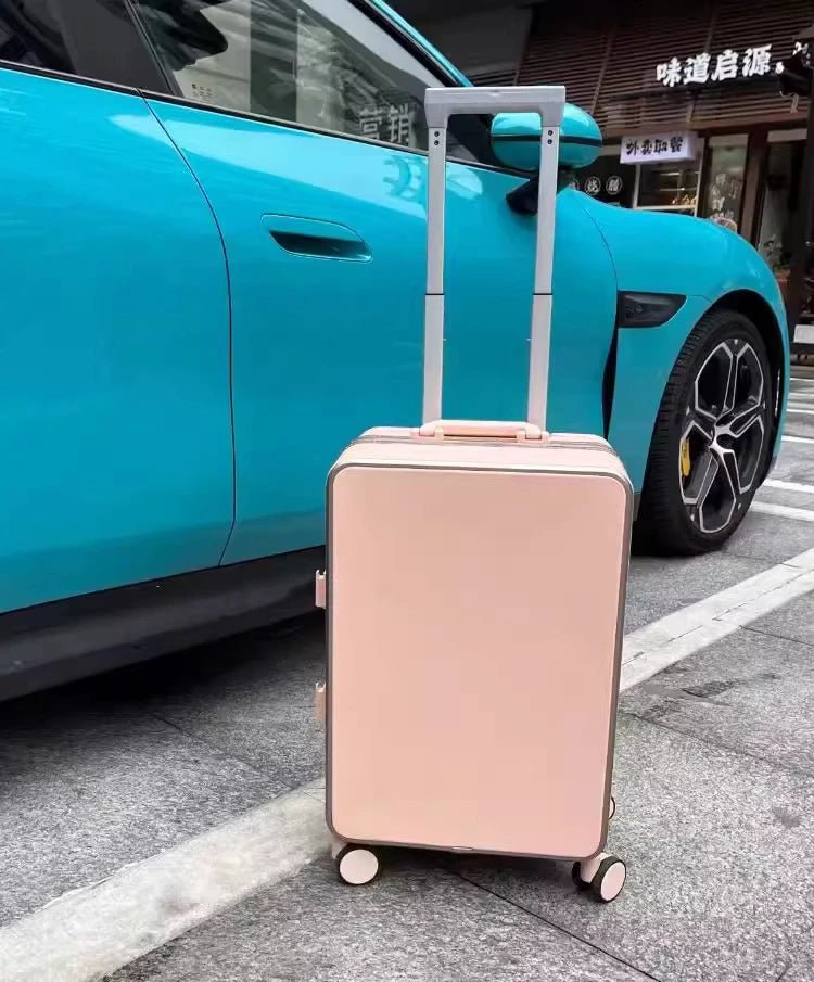 20"/24" Suitcase Fashoin Rolling Luggage Aluminum Frame Case with Wheel Alloy Trolley Bag ABS+PC Material Carry - On Cabin Travel - RELUX.STORE20"/24" Suitcase Fashoin Rolling Luggage Aluminum Frame Case with Wheel Alloy Trolley Bag ABS+PC Material Carry - On Cabin Travel