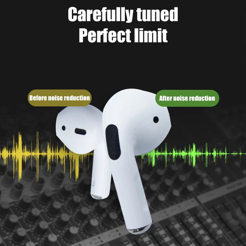 "2024Pro 4 TWS Wireless Bluetooth Earphones – Mini In - Ear Headset for PC, Android & iPhone, Bluetooth Earbuds Accessories" - RELUX.STORE