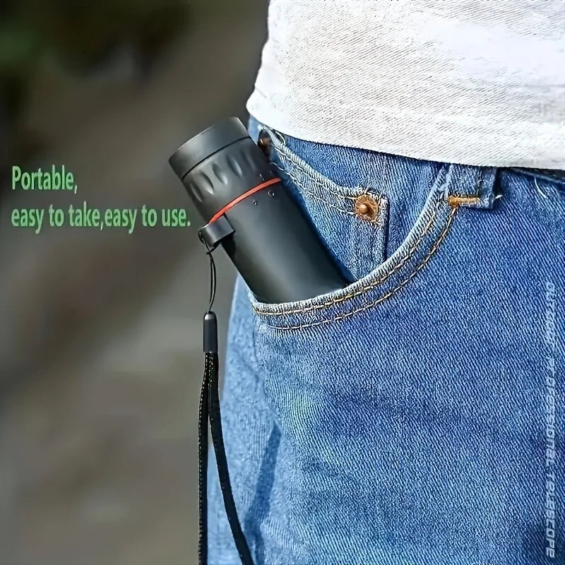 2025 2000X25 HD Monocular Telescope, Compact Portable for Travel, Hiking, Fishing, Camping, Stargazing, Concerts & Bird Watching - RELUX.STORE