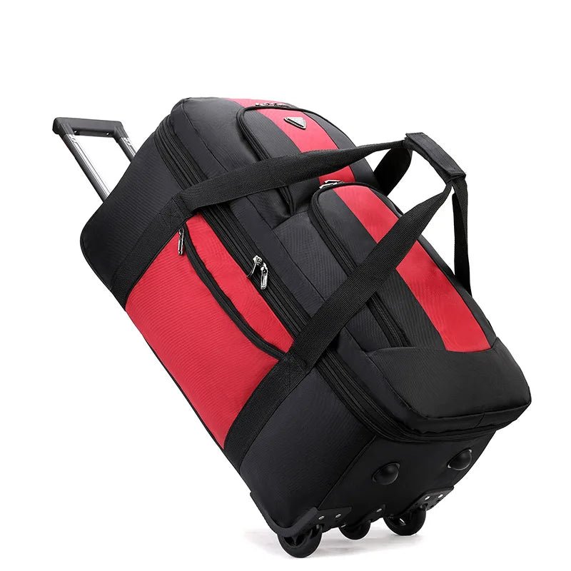 2025 New Travel Bags with Wheels Oxford Cloth Trolley Luggage Bag Organizes Folding Bags Quality Large Size Suitcases valises - RELUX.STORE2025 New Travel Bags with Wheels Oxford Cloth Trolley Luggage Bag Organizes Folding Bags Quality Large Size Suitcases valises