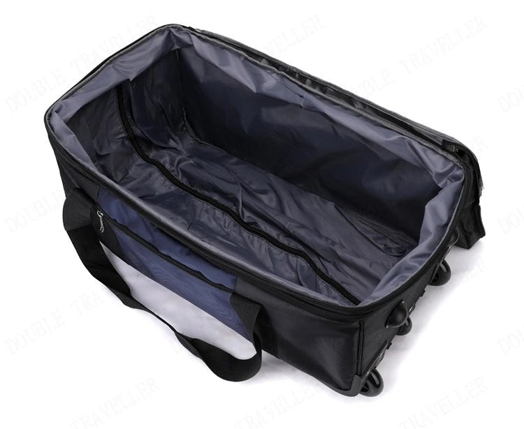 2025 New Travel Bags with Wheels Oxford Cloth Trolley Luggage Bag Organizes Folding Bags Quality Large Size Suitcases valises - RELUX.STORE2025 New Travel Bags with Wheels Oxford Cloth Trolley Luggage Bag Organizes Folding Bags Quality Large Size Suitcases valises