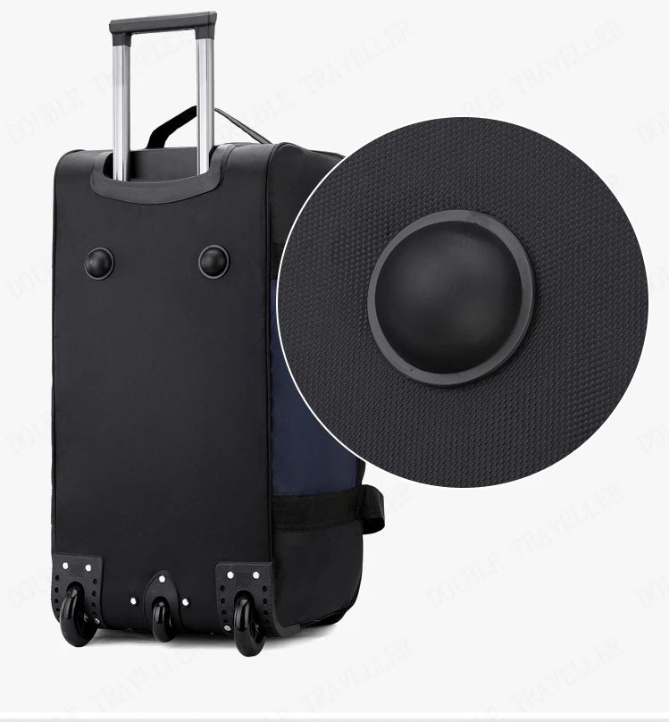 2025 New Travel Bags with Wheels Oxford Cloth Trolley Luggage Bag Organizes Folding Bags Quality Large Size Suitcases valises - RELUX.STORE2025 New Travel Bags with Wheels Oxford Cloth Trolley Luggage Bag Organizes Folding Bags Quality Large Size Suitcases valises
