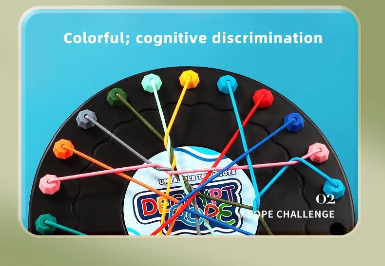 "2025 Rope Breaking Battle Puzzle Toy β Logic & Problem - Solving Game for Kids, Knot Challenge & Brain Training" π§©πͺ’β¨ - RELUX.STORE