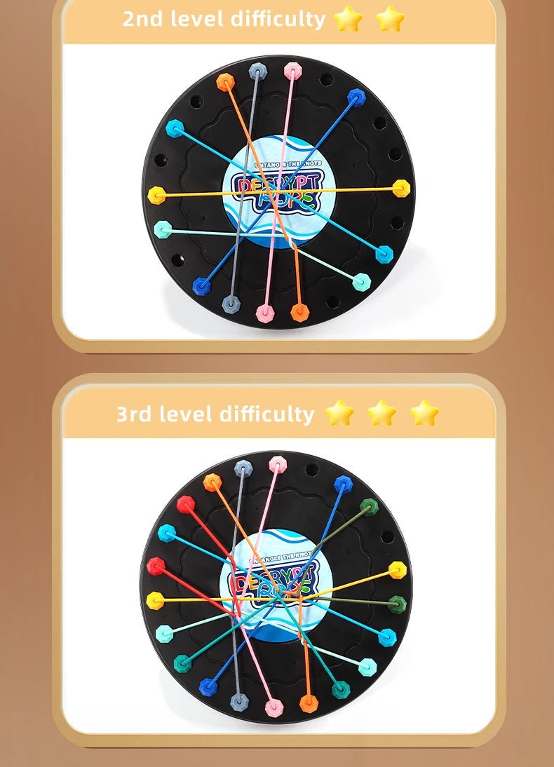 "2025 Rope Breaking Battle Puzzle Toy β Logic & Problem - Solving Game for Kids, Knot Challenge & Brain Training" π§©πͺ’β¨ - RELUX.STORE