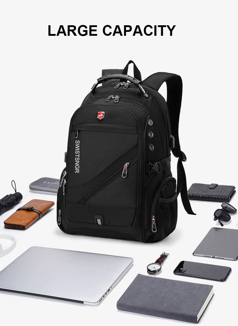 2025 Waterproof 17/20 Inch Laptop Backpack Men Airplane Travel Backpack Women Oxford Rucksack Male School Bag modern Mochila - RELUX.STORE2025 Waterproof 17/20 Inch Laptop Backpack Men Airplane Travel Backpack Women Oxford Rucksack Male School Bag modern Mochila