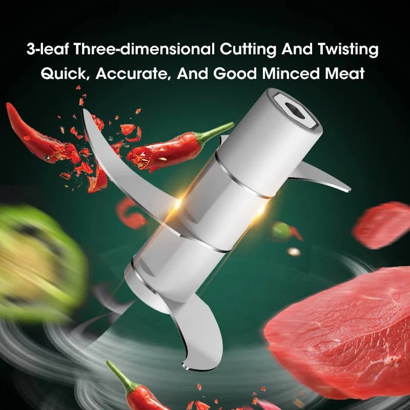 250ml Garlic Masher Crusher Electric Kitchen Food Chopper USB Portable Meat Grinder Vegetable Chopper for Kitchen Gadgets - RELUX.STORE