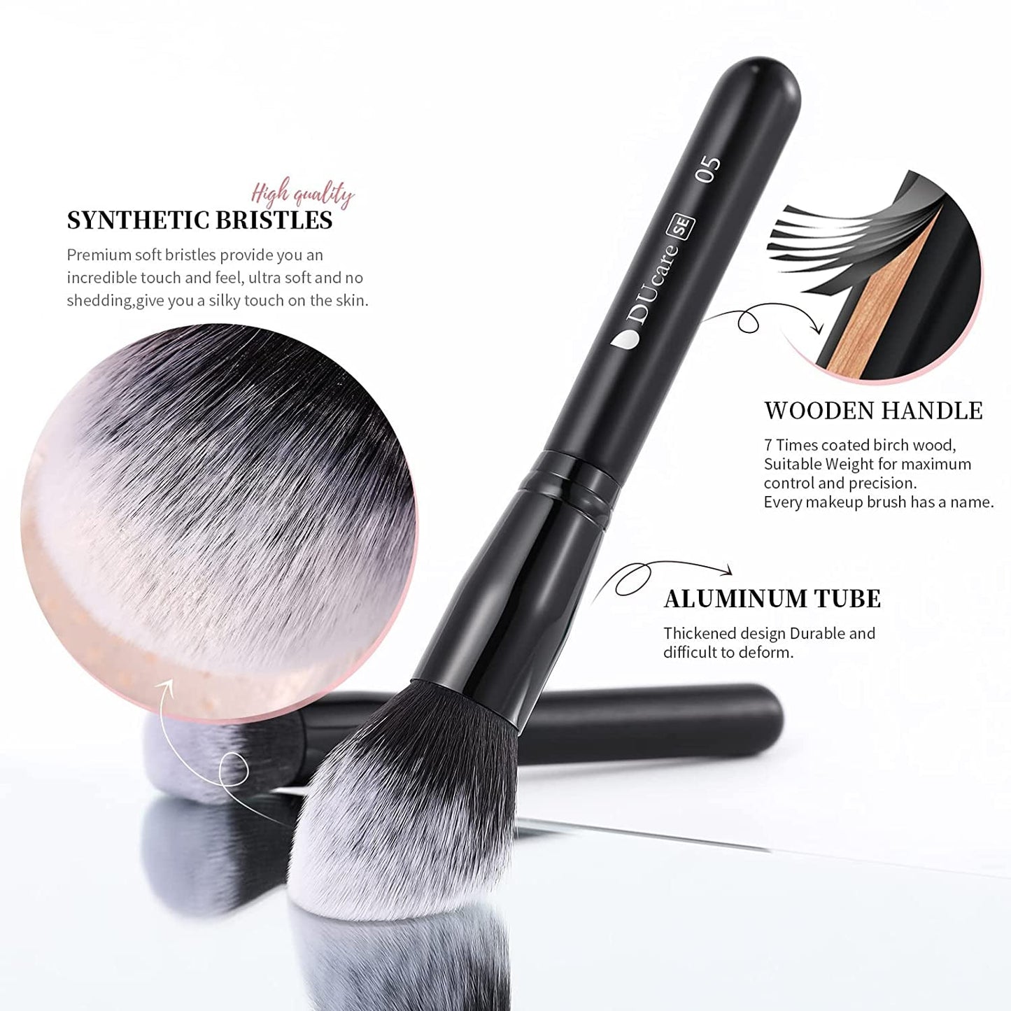 “27 - Piece Professional Makeup Brush Set – Premium Synthetic Kabuki Brushes for Foundation, Powder, Blending, Contour & Eye Makeup – Beauty Brush Kit for Women & Makeup Artists” - RELUX.STORE
