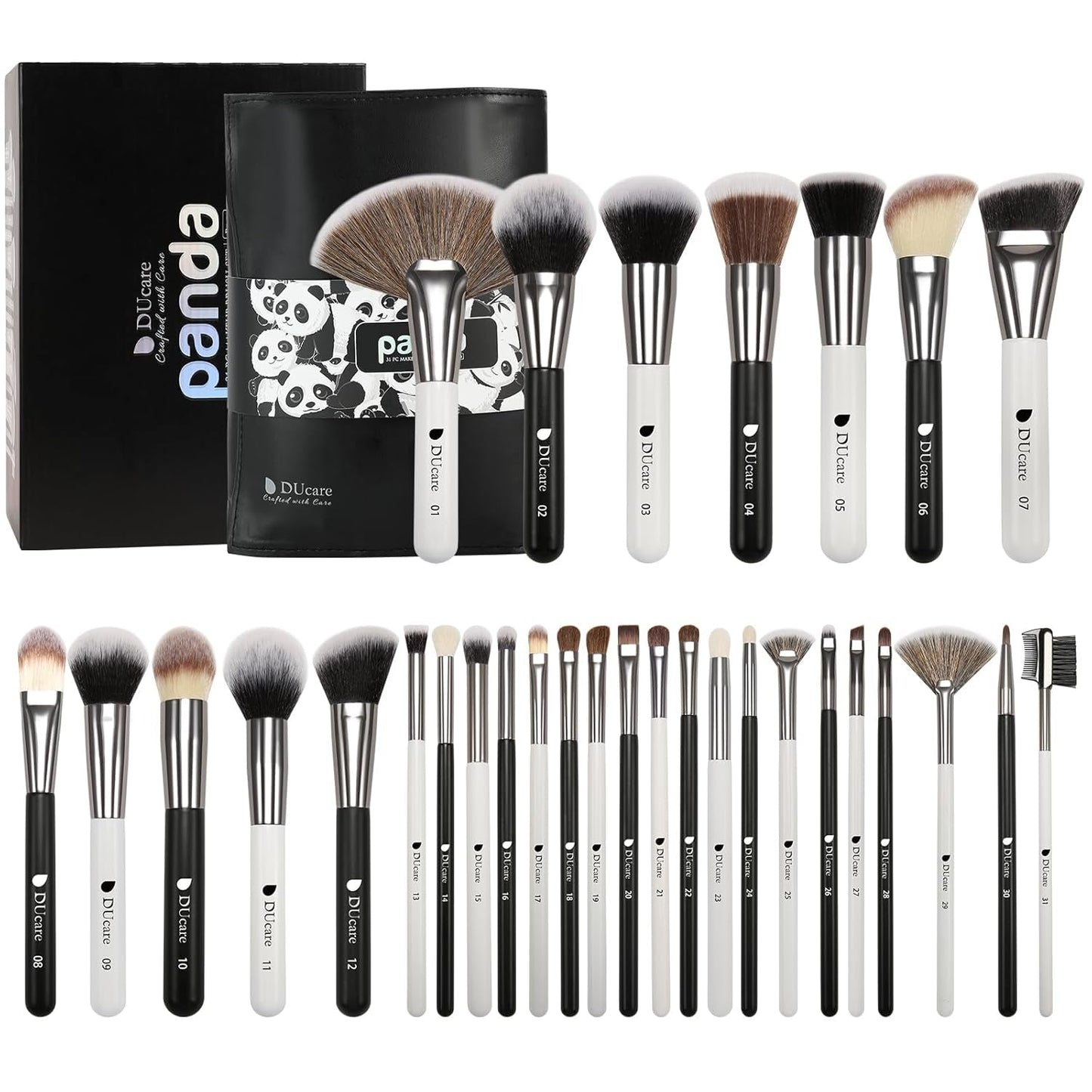 “27 - Piece Professional Makeup Brush Set – Premium Synthetic Kabuki Brushes for Foundation, Powder, Blending, Contour & Eye Makeup – Beauty Brush Kit for Women & Makeup Artists” - RELUX.STORE