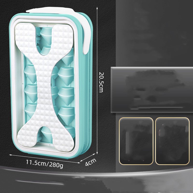 2in1 Portable Silicone Ice Ball Mold Ice Maker Water Bottle Ice Cube Mould Bottle Creative Ice Ball Diamond Curling Summer Kitchen Gadgets - RELUX.STORE