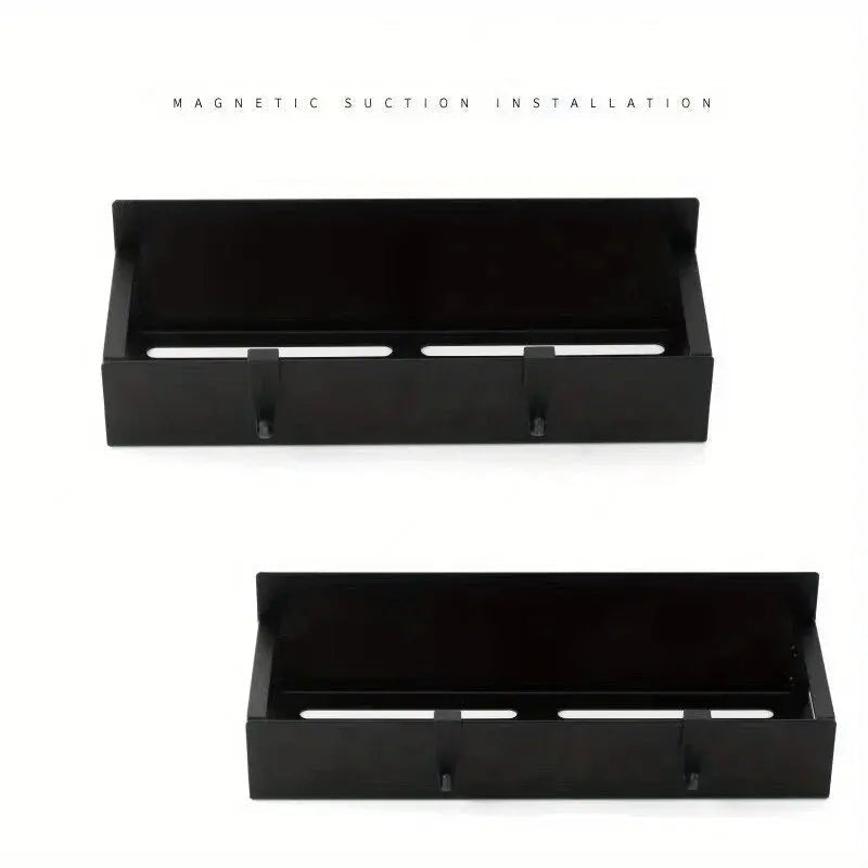 2pcs Magnetic Storage Shelf Household Kitchen Refrigerator Washing Machine Side Hanging Storage Rack, Multifunctional Storage - RELUX.STORE