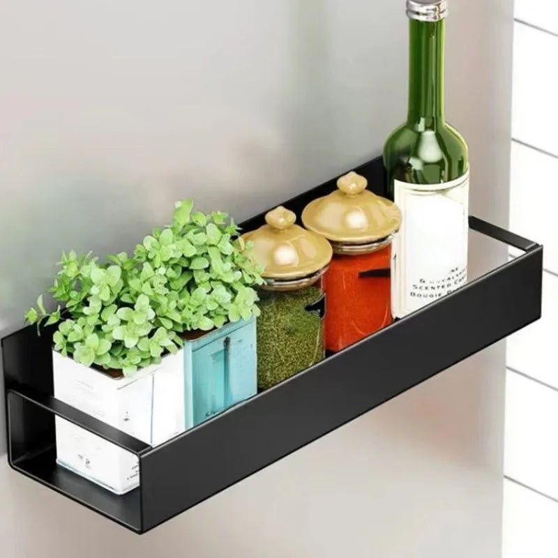 2pcs Magnetic Storage Shelf Household Kitchen Refrigerator Washing Machine Side Hanging Storage Rack, Multifunctional Storage - RELUX.STORE