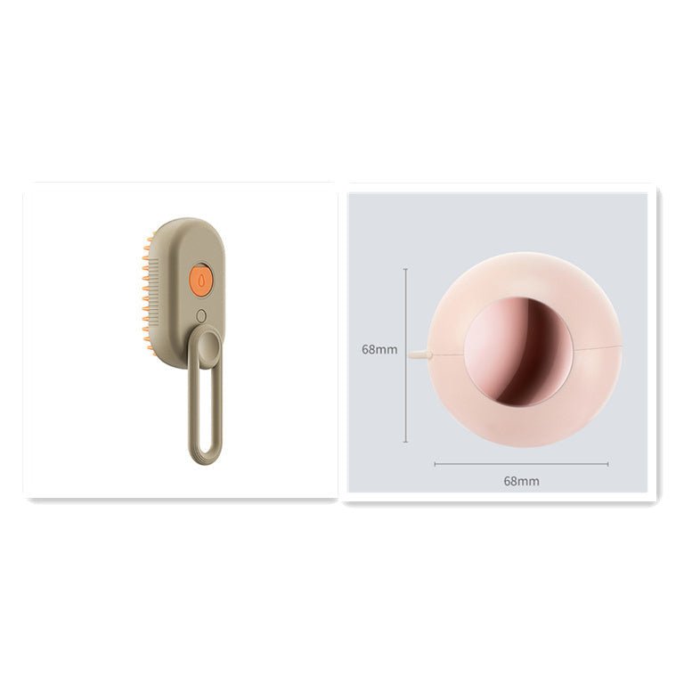 “3 - in - 1 Electric Pet Grooming Brush – Steam Hair Removal & Massage Comb for Cats and Dogs, Easy Fur Care Tool” - RELUX.STORE