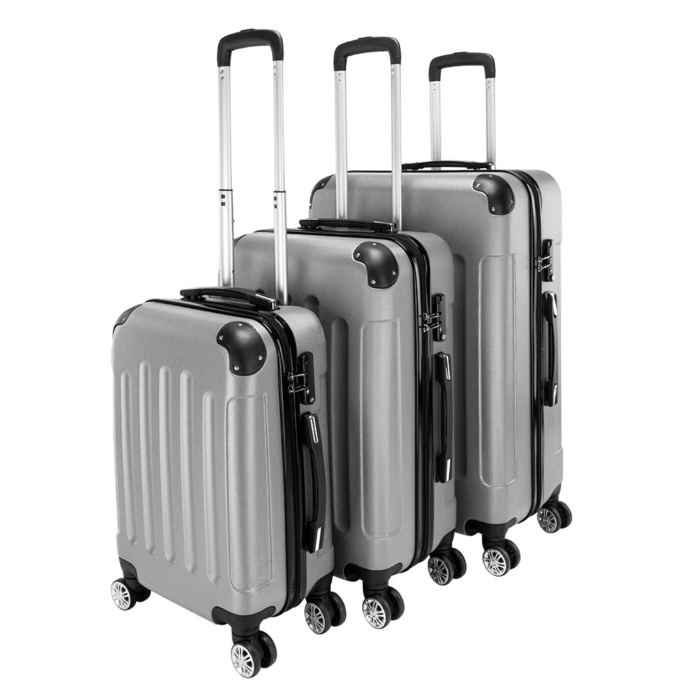 3 - in - 1 Portable Trolley Case 20" / 24" / 28" Luggage Set Travel Trolley Case Unisex Luxury Wheeled Suitcase - RELUX.STORE3 - in - 1 Portable Trolley Case 20" / 24" / 28" Luggage Set Travel Trolley Case Unisex Luxury Wheeled Suitcase