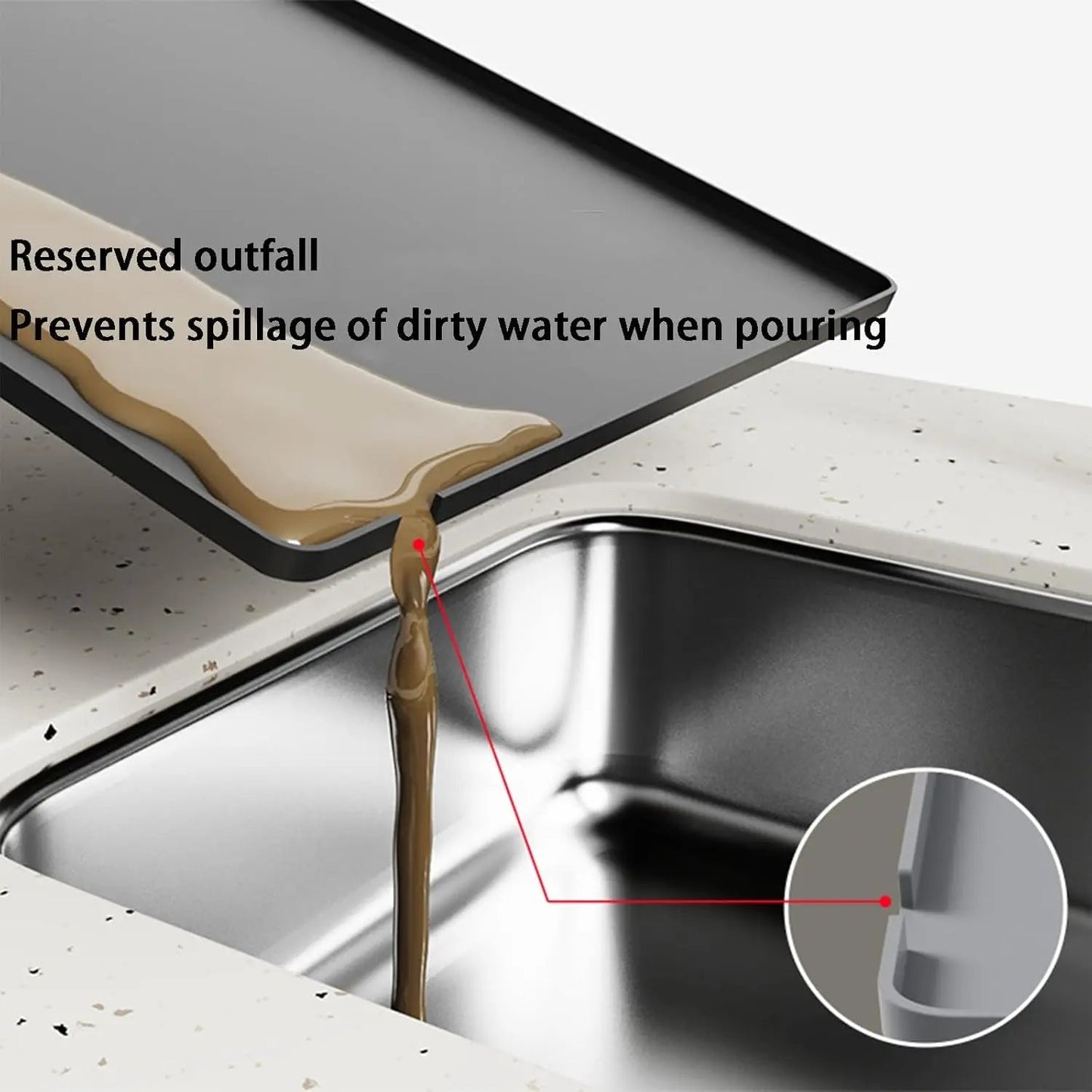 3 - In - 1 Silicone Coffee Mat Multi - Functional Non - Slip Bar Mat for Countertops for Mess - Free Coffee Station Setup Essential Coffee - RELUX.STORE