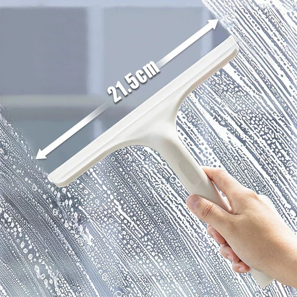 3 in 1 Window Cleaning Squeegee Multi Function Glass Mirror Wiper with Spray Bottle Microfiber Scrub Household Car Cleaner Tools - RELUX.STORE