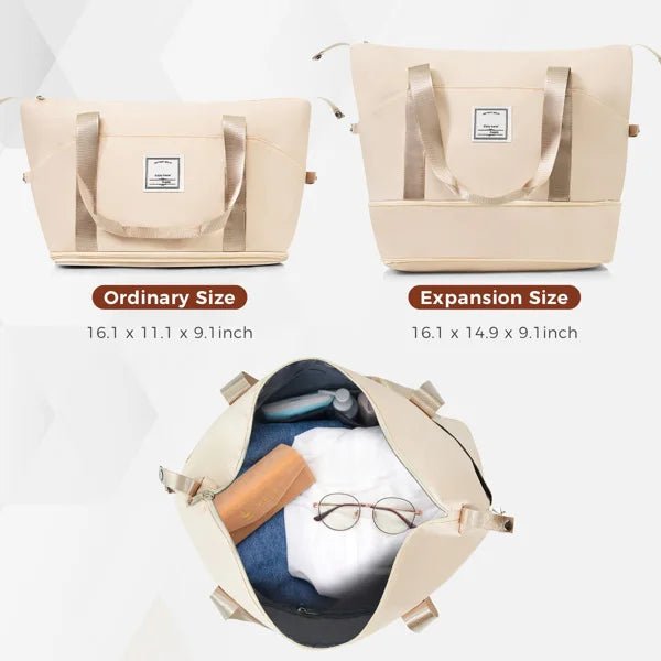 3 - Piece Luggage Set with 20" Front - Opening Carry - On, 28" Expandable Suitcase, and Expandable Travel Bag, white - RELUX.STORE3 - Piece Luggage Set with 20" Front - Opening Carry - On, 28" Expandable Suitcase, and Expandable Travel Bag, white