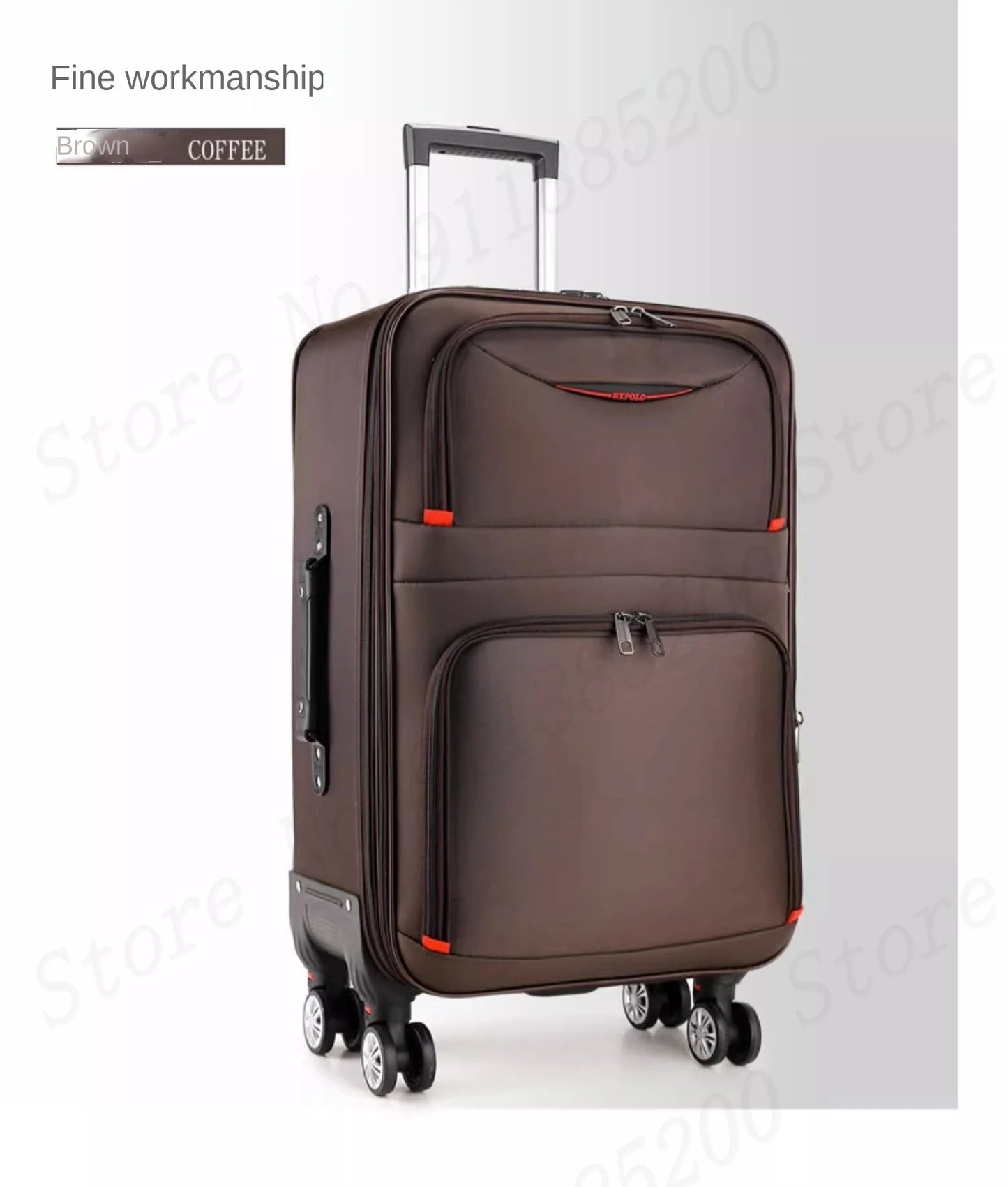 30" Large Capacity Black Luggage Waterproof Durable Trolley Case Oxford Cloth Detachable Spinner Wheel 20" Password Suitcase - RELUX.STORE30" Large Capacity Black Luggage Waterproof Durable Trolley Case Oxford Cloth Detachable Spinner Wheel 20" Password Suitcase
