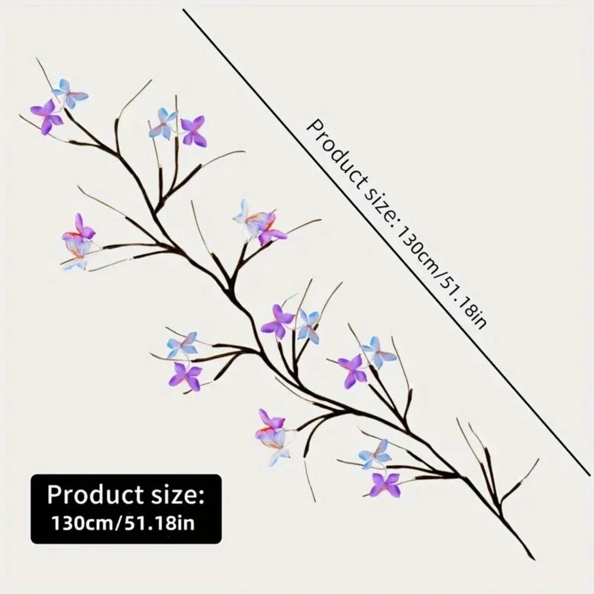 "30 - LED Enchanted Willow Vine Light with Butterfly – USB Powered, 8 Lighting Modes, Indoor & Outdoor Waterproof Decorative Fairy Lights" - RELUX.STORE