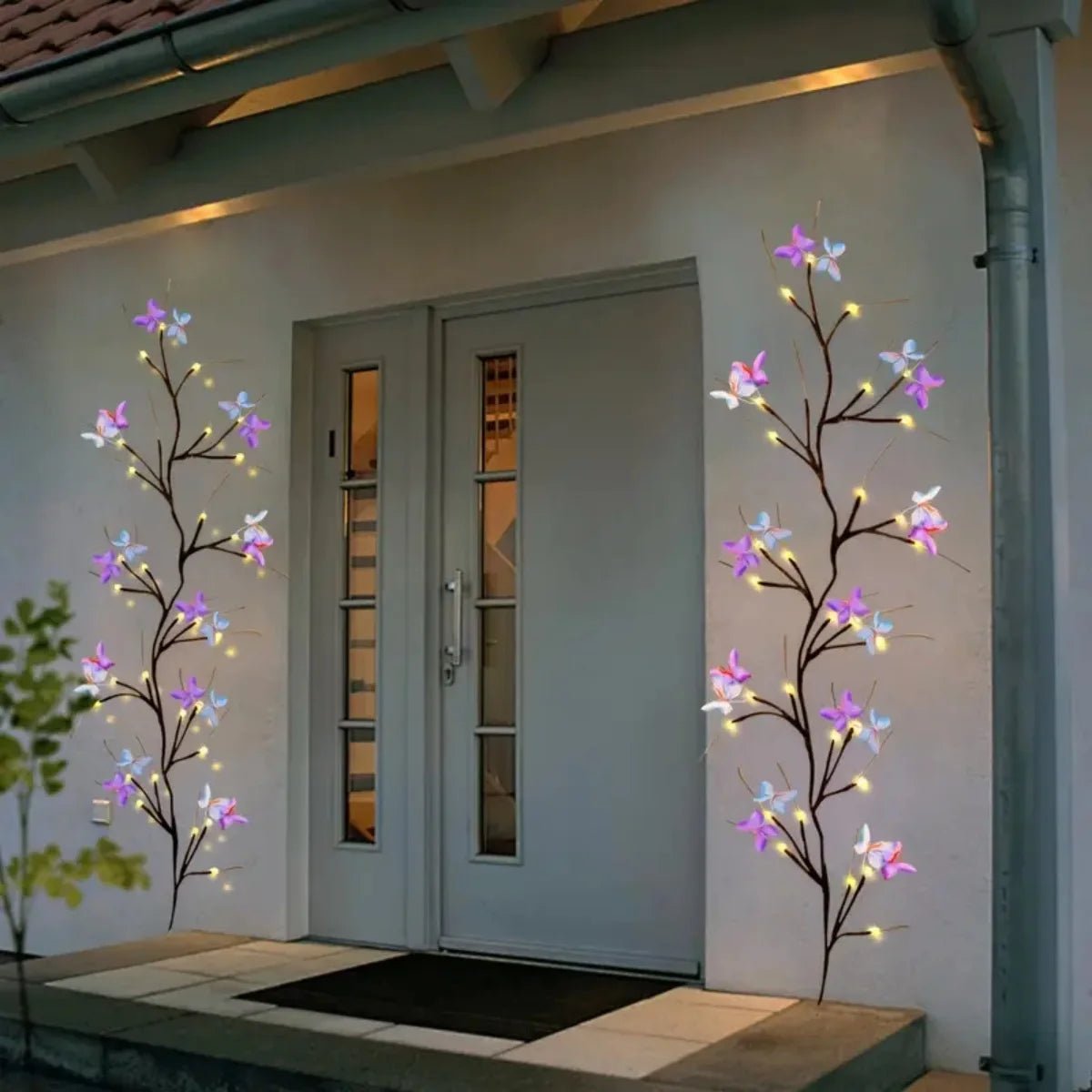 "30 - LED Enchanted Willow Vine Light with Butterfly – USB Powered, 8 Lighting Modes, Indoor & Outdoor Waterproof Decorative Fairy Lights" - RELUX.STORE