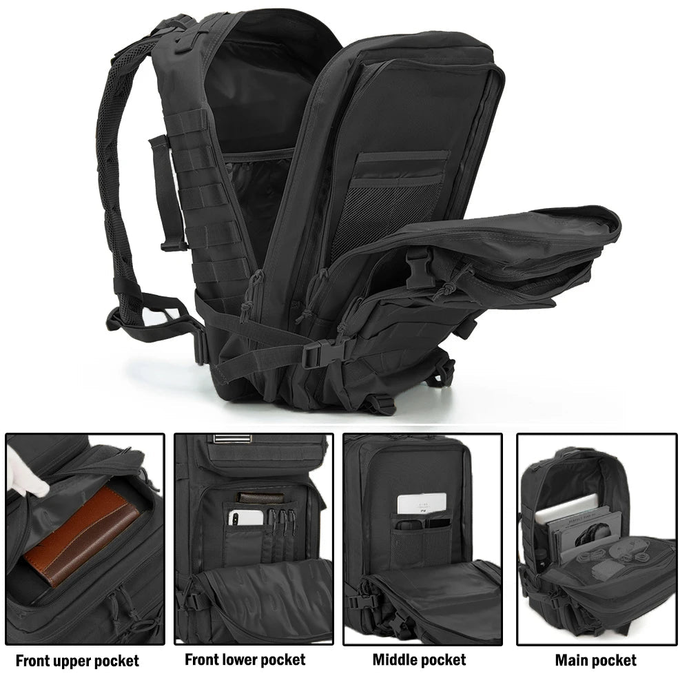 30/50L Tactical Backpack for Men – Outdoor Survival, Hiking, Trekking & Hunting EDC Molle Assault Pack - RELUX.STORE