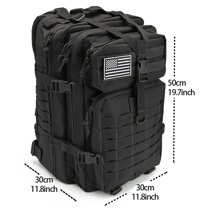 30/50L Tactical Backpack for Men – Outdoor Survival, Hiking, Trekking & Hunting EDC Molle Assault Pack - RELUX.STORE