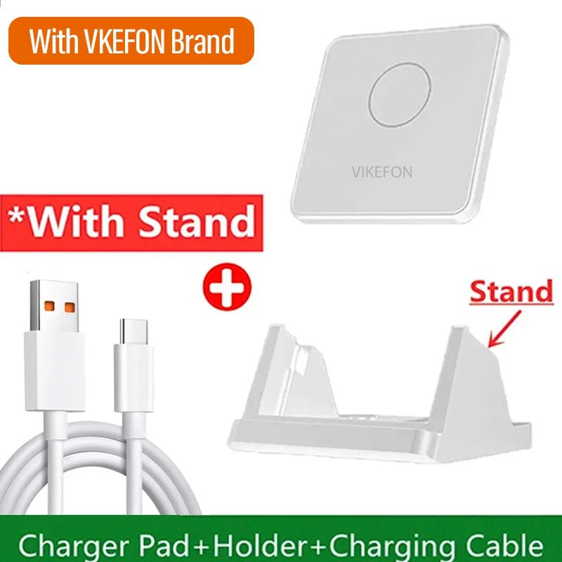 30W Ultra - Thin Wireless Charger Pad & Stand – Fast Charging Dock Station for iPhone 15/14/13/12, Samsung, Xiaomi, Huawei - RELUX.STORE